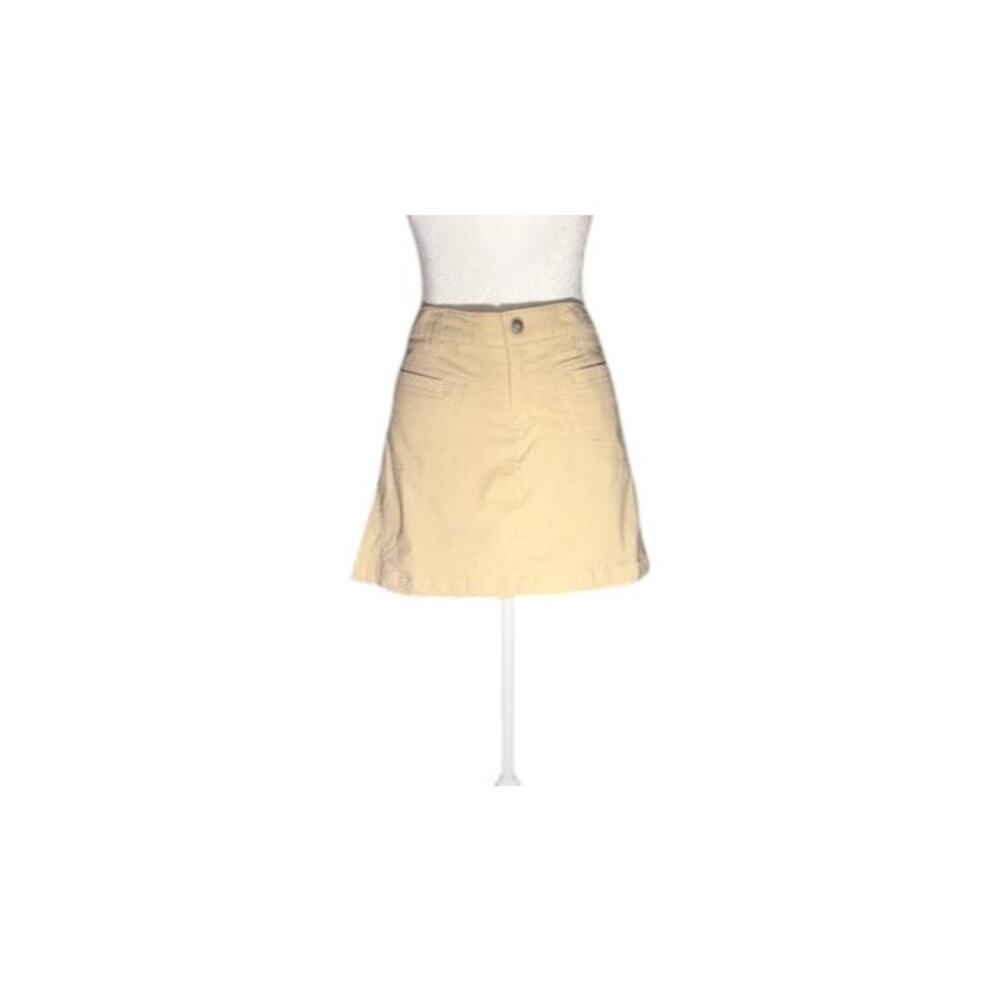 Athleta Skort Women 4P Beige Utility core Pockets Tennis core Skort Athleisure